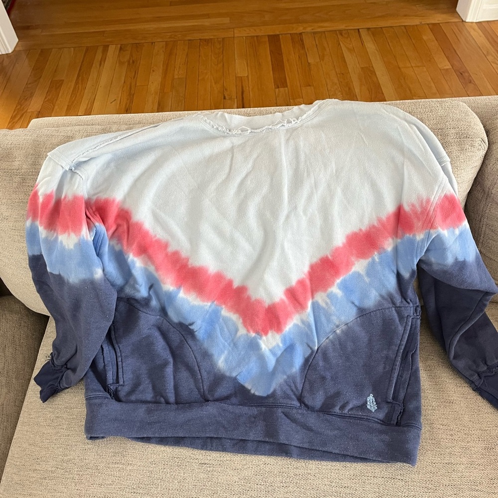 Free People Tie Dye Sweatshirt